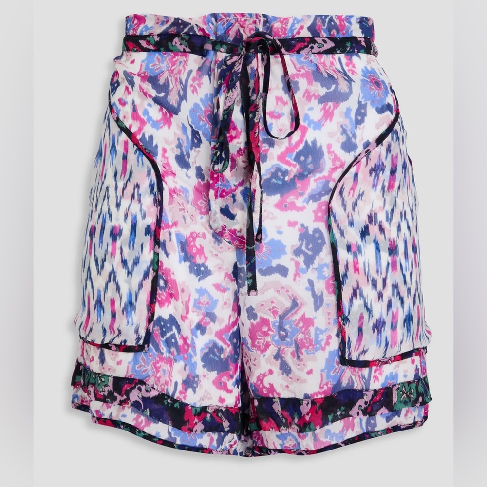 Isabel MARANT ÉTOILE Riolmy printed georgette shorts